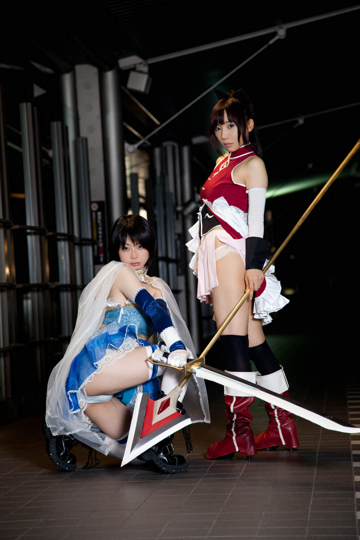 (C80) (コスプレ)   Sayaka and Kyoko  CosPlay制服诱惑套图